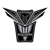 Motografix Yamaha MT-09 Black / Silver 3D Gel Tank Pad Protector TY022KS Motografix Yamaha MT-09 Black / Silver 3D Gel Tank Pad Protector TY022KS