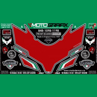 Motografix Steinschlagschutz vorn passend für Ducati 848 / 1098 / 1198 Motografix Steinschlagschutz vorn passend für Ducati 848 / 1098 / 1198
