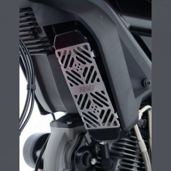 R&G Ölkühler Gitter Aluminium Ducati Scrambler 400 / 800 / Monster 797 2017-