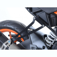 R&G Racing Auspuffhalter BLACK passend für KTM RC 125 / 390 2017-2021 R&G Racing Auspuffhalter BLACK passend für KTM RC 125 / 390 2017-2021