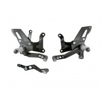 Lightech Fußrastenanlage RACE passend für Kawasaki ZX-4 R / RR 2024 Lightech Fußrastenanlage RACE passend für Kawasaki ZX-4 R / RR 2024