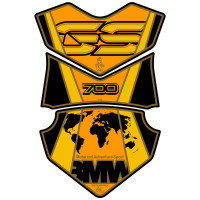 Motografix 3D Gel Tank Pad Protector fits BMW F 700 GS 2013 Motografix 3D Gel Tank Pad Protector fits BMW F 700 GS 2013