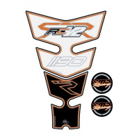 Motografix KTM 1190 V2 White Factory 3D Gel Tank Pad Protector TKTM02W Motografix KTM 1190 V2 White Factory 3D Gel Tank Pad Protector TKTM02W