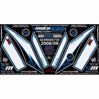 Motografix Stone Chip Protection tail Suzuki GSX-R 600 / 750 2008-2010 RS018KBE Motografix Stone Chip Protection tail Suzuki GSX-R 600 / 750 2008-2010 RS018KBE
