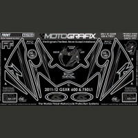 Motografix Steinschlagschutz vorn passend für Suzuki GSX-R 600 / 750 2011 Motografix Steinschlagschutz vorn passend für Suzuki GSX-R 600 / 750 2011