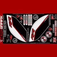Motografix Tankschutz Knie Pads passend für BMW S 1000 RR 2017-2018 Motografix Tankschutz Knie Pads passend für BMW S 1000 RR 2017-2018