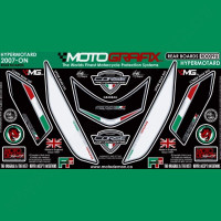Motografix Stone Chip Protection tail Ducati Hypermotard 1100 2007- RD009U Motografix Stone Chip Protection tail Ducati Hypermotard 1100 2007- RD009U