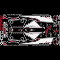 Motografix Stone Chip Protection tail Kawasaki ZX-10 R 2011-2015 RK016K Motografix Stone Chip Protection tail Kawasaki ZX-10 R 2011-2015 RK016K