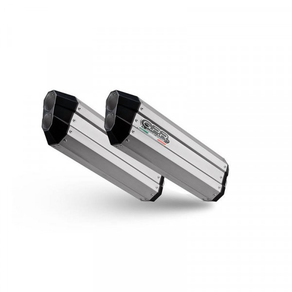 Bmw K 1600 Gtl 2021-2024, Hyper Sonic Titanium, Homologated legal slip-on exhaust including removabl