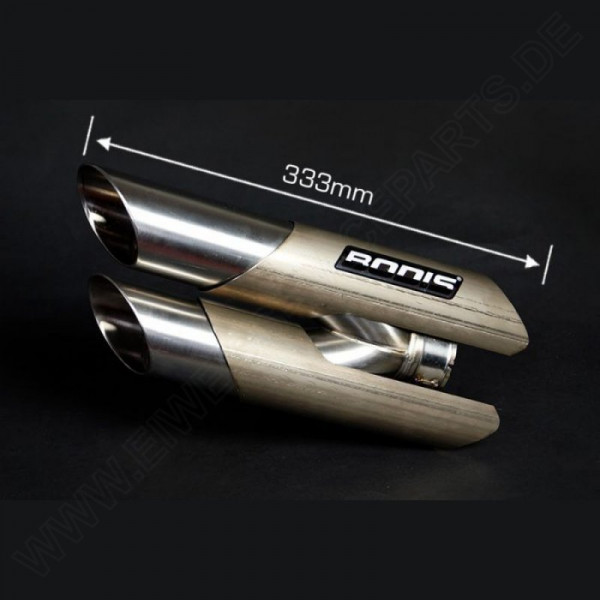 Bodis Duobolico Auspuff Endschalldämpfer BMW S 1000 RR 09-14