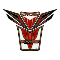 Motografix Yamaha MT-09 White / Red 3D Gel Tank Pad Protector TY022WRA Motografix Yamaha MT-09 White / Red 3D Gel Tank Pad Protector TY022WRA