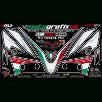 Motografix Stone Chip Protection front Ducati Multistrada 1200 2010-2014 ND011U Motografix Stone Chip Protection front Ducati Multistrada 1200 2010-2014 ND011U
