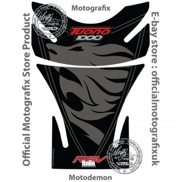Aprilia RSV Tuono TA018K Motorcycle Tank Pad Motografix 3D Gel Protector