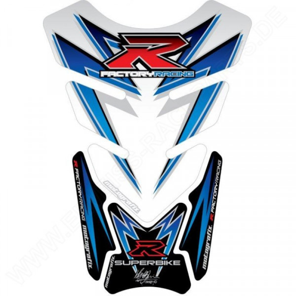Motografix Suzuki GSX-R 600 750 1000 3D Gel Tank Pad Protector TS016W