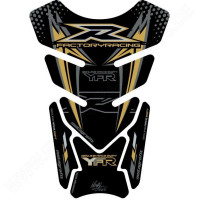 Motografix Yamaha YZF R6 / R1 / R25 / R3 3D Gel Tank Pad Protector TY015AK Motografix Yamaha YZF R6 / R1 / R25 / R3 3D Gel Tank Pad Protector TY015AK