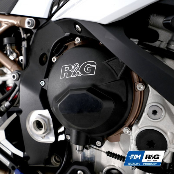 R&G FIM PRO Aluminium 2er Motordeckel Protektoren SET BMW S 1000 R / RR 2019- / M1000 R / RR 2021-