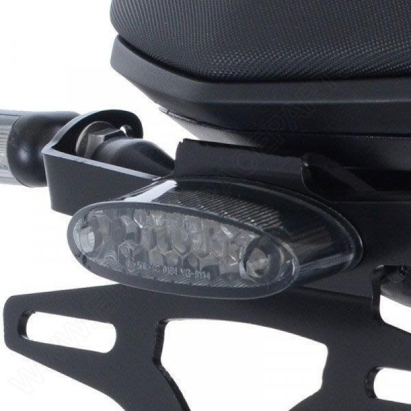 R&G licence plate holder tail light LED smoked for R&G Duke 790 licence plate holder