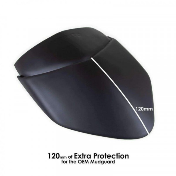 Pyramid Hinterradabdeckung Verlängerung Schwarz Matt passend für Honda CB 125 R / CB 300 R ab 2018