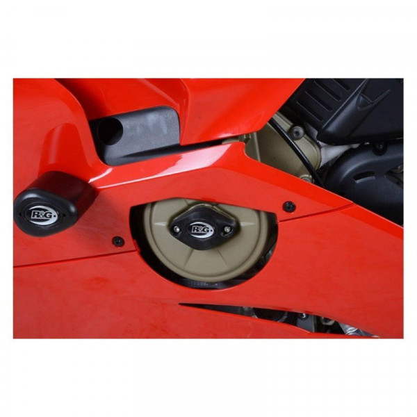 R&G Engine Case Slider Left "Aluminium" Ducati Panigale V4 2018-