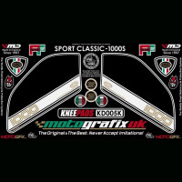 Motografix Fuel Tank Guard Knee Pads Ducati Sport Classic 1000 / S KD005K Motografix Fuel Tank Guard Knee Pads Ducati Sport Classic 1000 / S KD005K