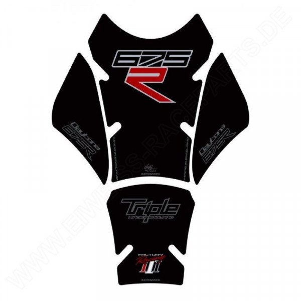 Motografix Triumph Triple 675 R 3D Gel Tank Pad Protector TT022KK