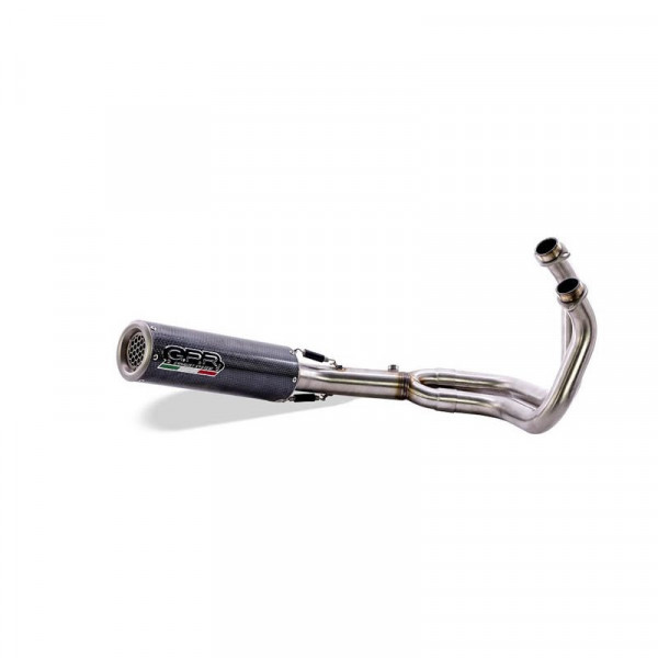 Yamaha Mt-07 2021-2024, M3 Poppy , Homologated legal full system exhaust, including removable db ki