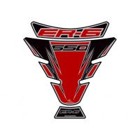 Motografix Kawasaki ER-6 650 Red 3D Gel Tank Pad Protector TK017R Motografix Kawasaki ER-6 650 Red 3D Gel Tank Pad Protector TK017R