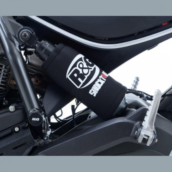 R&G Stoßdämpfer Protektor Shocktube Ducati Scrambler 400 / 800 / Panigale V4 2018-