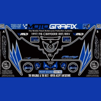 Motografix Steinschlagschutz vorne passend für Honda CBR 900 RR 1996-1997 Motografix Steinschlagschutz vorne passend für Honda CBR 900 RR 1996-1997