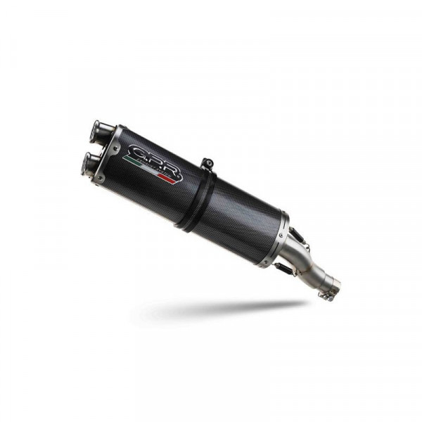 Cf Moto 800 Mt Sport 2025-2026, Dual Poppy, Homologated legal slip-on exhaust including removable db