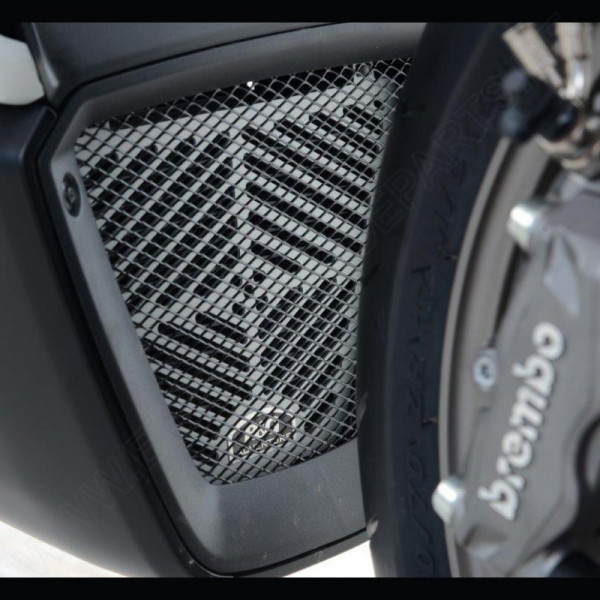 R&G Oil Cooler Guard "Aluminium" Ducati XDiavel 2016-