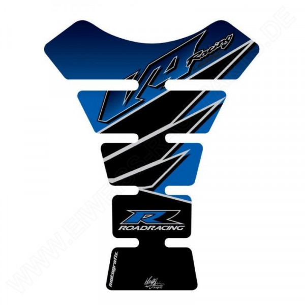 Motografix Honda V4 Road Racing Blue 3D Gel Tank Pad Protector TH005B