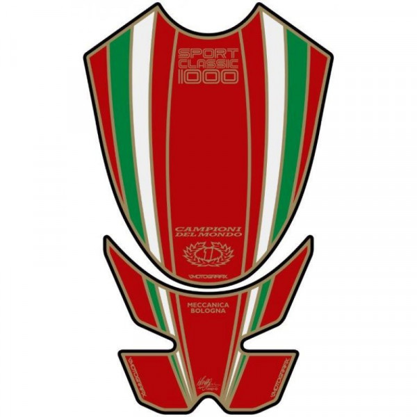 Ducati Sport Classic 1000 Motografix 3D Gel Tank Pad Protector TDSCITR