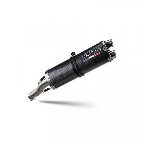 Voge 650DSX 2021-2024, Dual Poppy, Homologated legal slip-on exhaust including removable db killer,