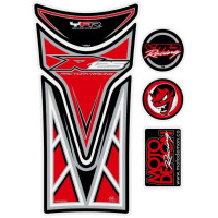Motografix 3D Gel Tank Pad Protector passend für Yamaha YZF R125 Red TY017R Motografix 3D Gel Tank Pad Protector passend für Yamaha YZF R125 Red TY017R