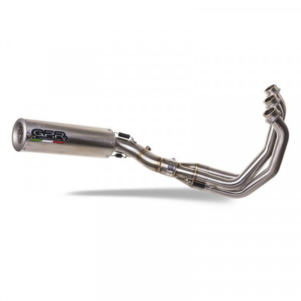 Triumph Trident 660 2021-2024, M3 Titanium Natural, Homologated legal full system exhaust, including