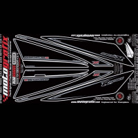 Motografix Stone Chip Protection tail Suzuki GSX-R 1000 2003-2004 RS003K Motografix Stone Chip Protection tail Suzuki GSX-R 1000 2003-2004 RS003K