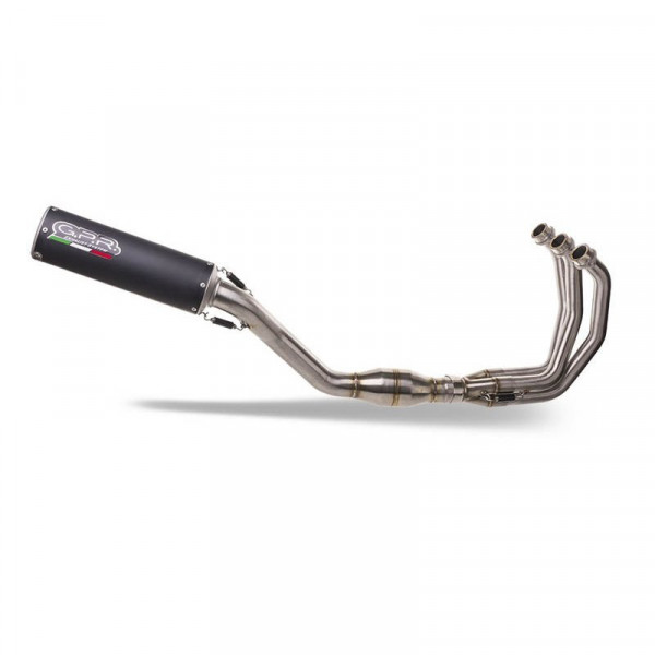 Yamaha Tracer 9 2021-2024, M3 Black Titanium, Homologated legal full system exhaust, including remov
