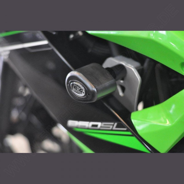 R&G Racing Crash Protectors "No Cut" Kawasaki Ninja 125 2019-