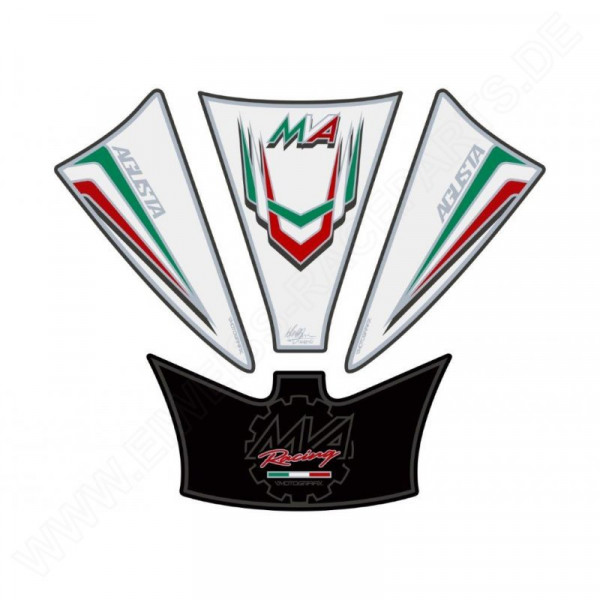 Motografix MV Agusta F3 675 / 800 3D Gel Tank Pad Protector TM003WS