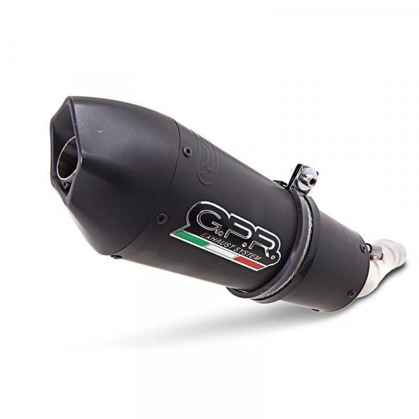 GPR Slip-On Auspuff passend für BMW S 1000 RR 2012–2014 – GPE Ann. Black Titanium homologiert