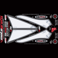 Motografix Stone Chip Protection tail Kawasaki ZX-6 R 2007-2008 RK008U Motografix Stone Chip Protection tail Kawasaki ZX-6 R 2007-2008 RK008U