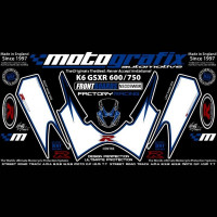 Motografix Stone Chip Protection front Suzuki GSX-R 600 / 750 2006-2007 NS009WBR Motografix Stone Chip Protection front Suzuki GSX-R 600 / 750 2006-2007 NS009WBR