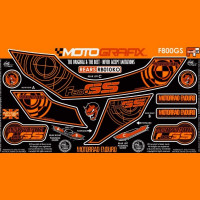 Motografix Steinschlagschutz hinten passend für BMW F800 GS 2008-2012 Motografix Steinschlagschutz hinten passend für BMW F800 GS 2008-2012