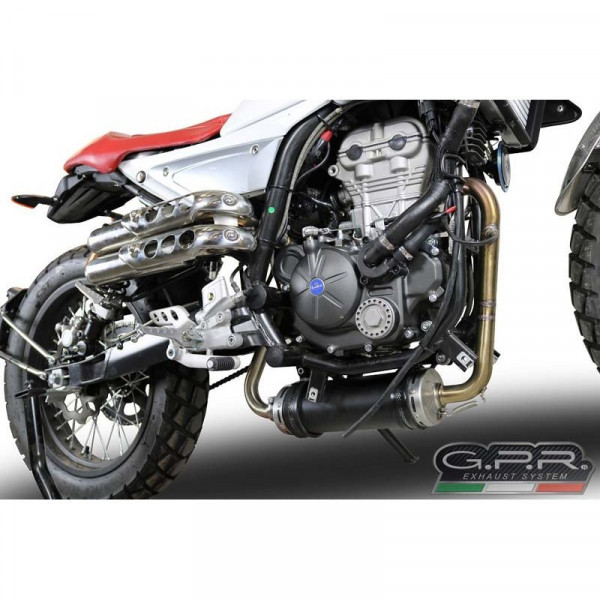 F.B. Mondial Hps 125 2016-2018, Decatalizzatore, Decat pipe Fits both original silencers and GPR pip