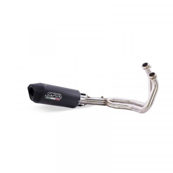 Kawasaki Versys 650 2021-2022, Furore Nero, Racing full system exhaust, including removable db kille