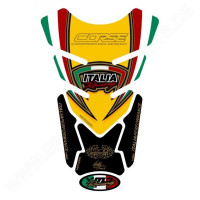 Ducati Corse V90° Motografix 3D Gel Tank Pad Protector TD010YE Ducati Corse V90° Motografix 3D Gel Tank Pad Protector TD010YE