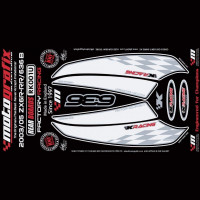 Motografix Stone Chip Protection tail Kawasaki ZX-6 R 2003-2004 RK001U Motografix Stone Chip Protection tail Kawasaki ZX-6 R 2003-2004 RK001U