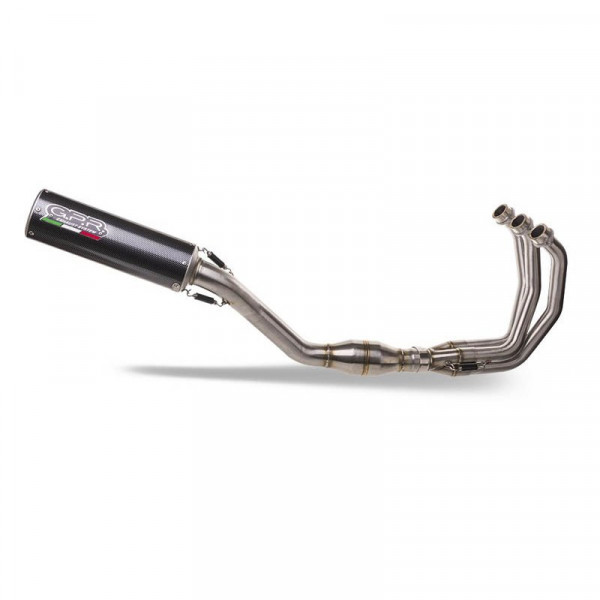 Yamaha Tracer 9 GT 2021-2024, M3 Poppy , Homologated legal full system exhaust, including removable