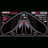 Motografix Fuel Tank Guard Knee Pads Triumph Street Triple 2007-2012 KT005U Motografix Fuel Tank Guard Knee Pads Triumph Street Triple 2007-2012 KT005U